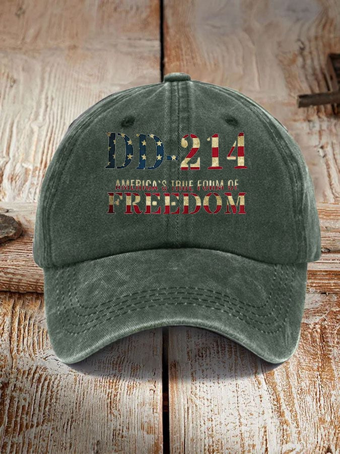 DD 214 America's True Form Of Freedom Hat DD 214 Man Card Cap Unique Gift For Men