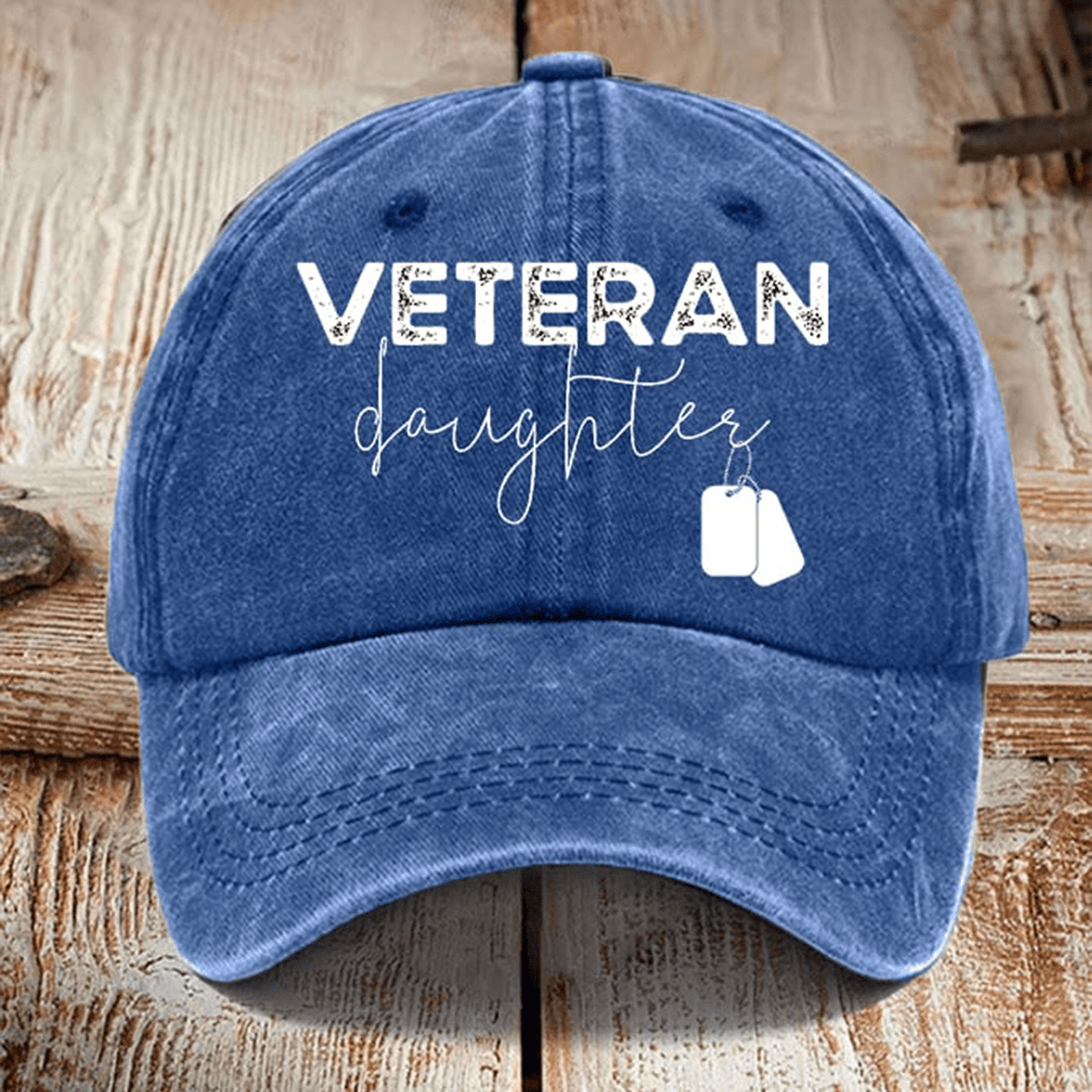 DD 214 Man Card Veteran Daughter Hat Proud Veteran Patriotic Cap Gifts For Mother