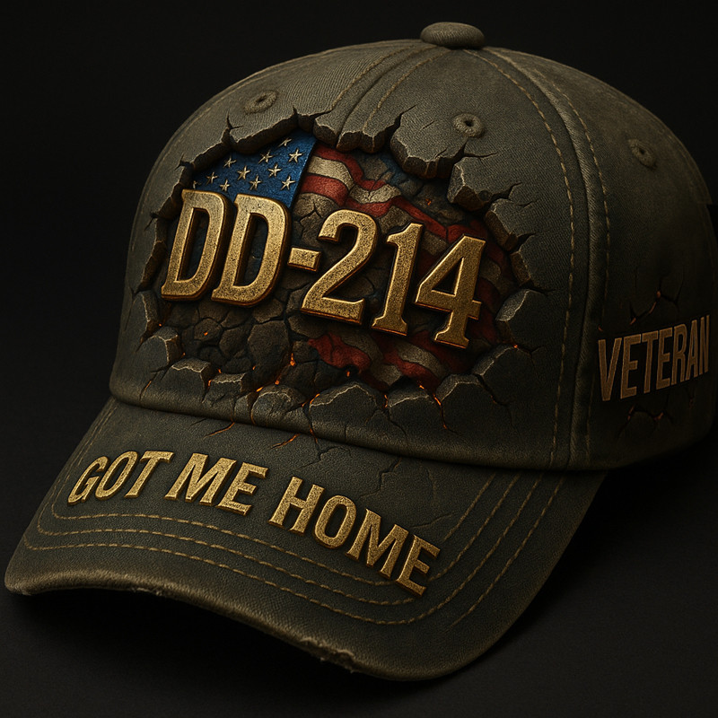 DD 214 Veteran Hat Got Me Home Veteran Cap Christmas Gifts For Military