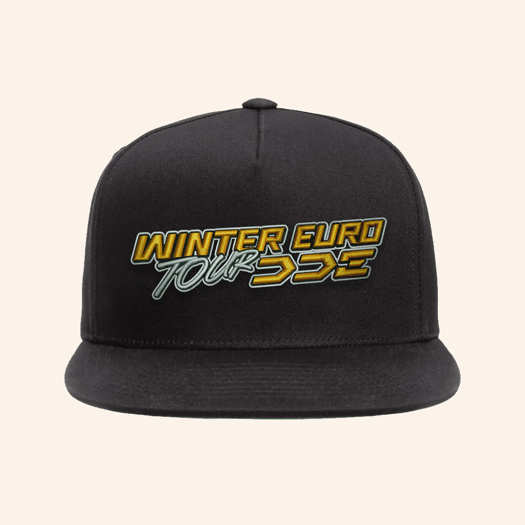 DDE Merch Garage Merch Winter Euro Tour Snapback Hat Gifts For Brothers