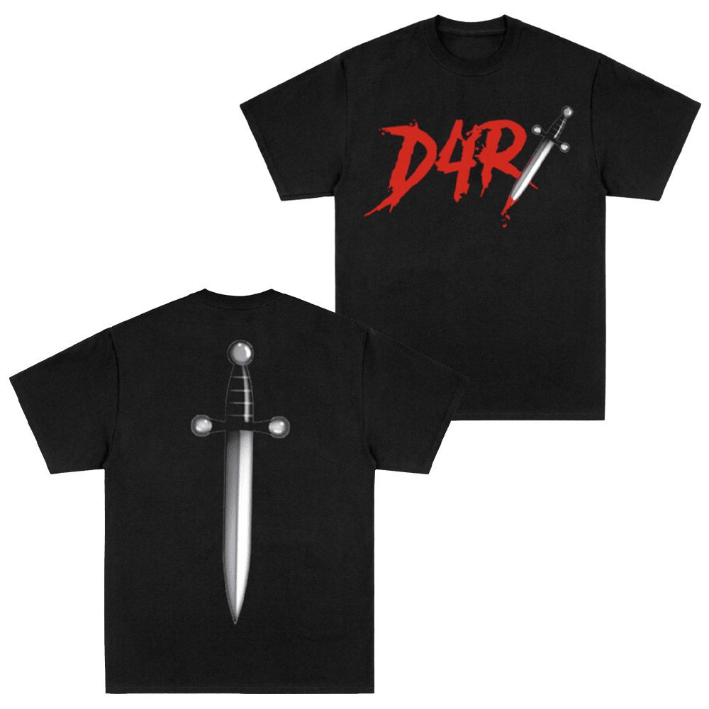 DDG Merch D4R Black T-Shirt Father's Day Present Ideas