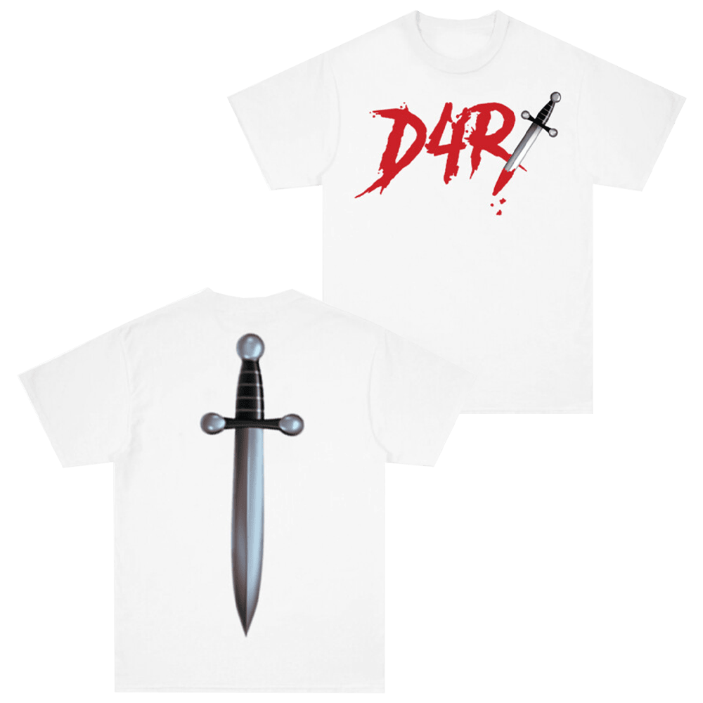 DDG Merch D4R White T-Shirt Sentimental Father's Day Gifts DDG Merch D4R White T-Shirt Sentimental Father's Day Gifts