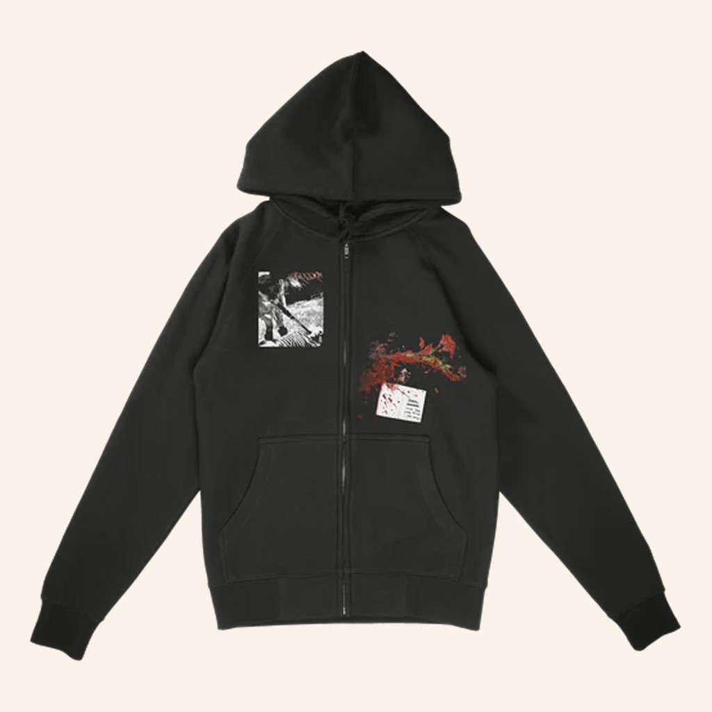 Dead Air Merch Quannnic Get Well Soon Black Zip Hoodie Present For Husband