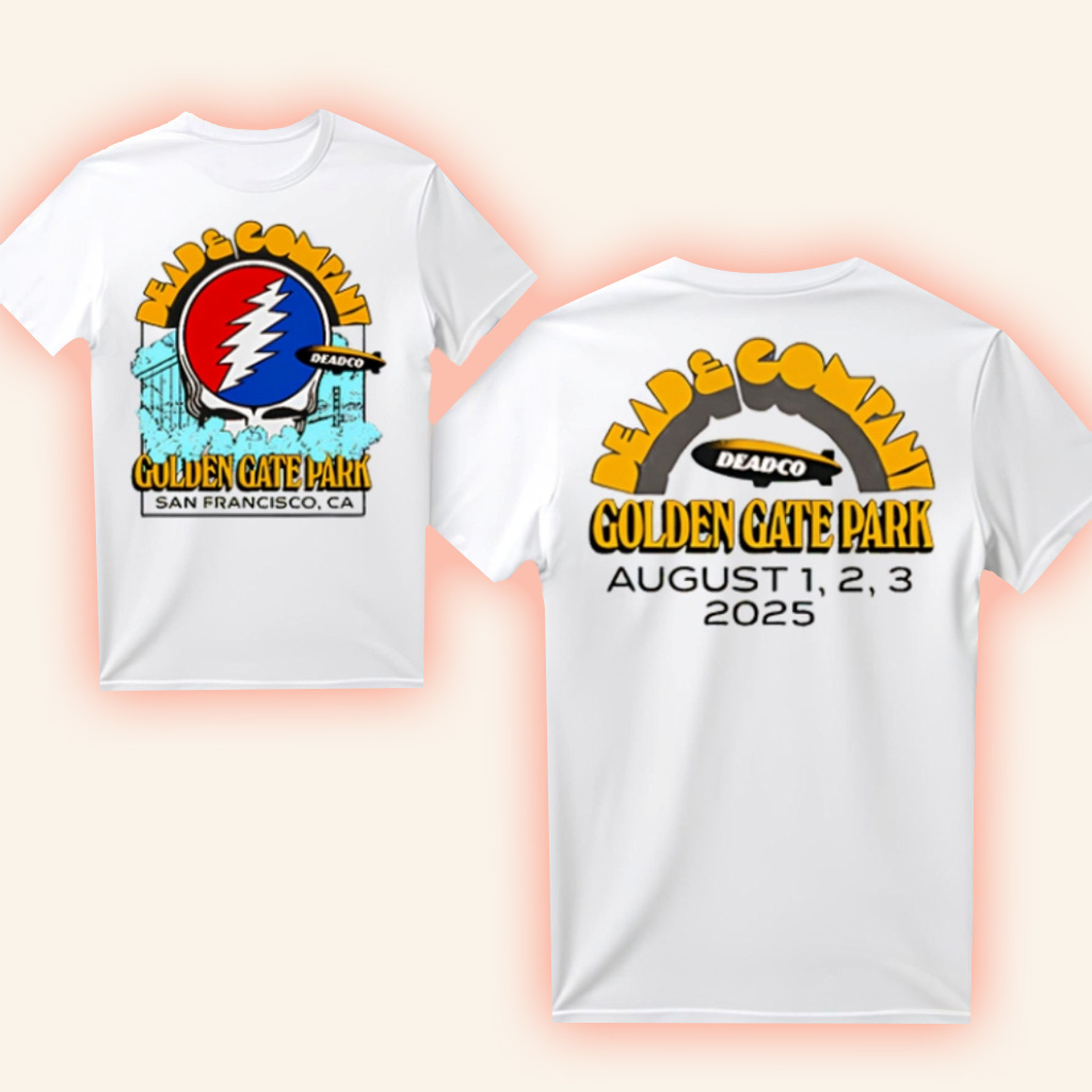 Dead And Company Golden Gate Park August 2025 Shirt Dead And Company Merch Gifts For Her