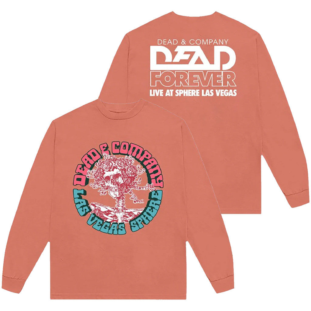 Dead And Company Merch Bertha 2025 Sphere Long Sleeve T-Shirt Gifts For Friends Dead And Company Merch Bertha 2025 Sphere Long Sleeve T-Shirt Gifts For Friends