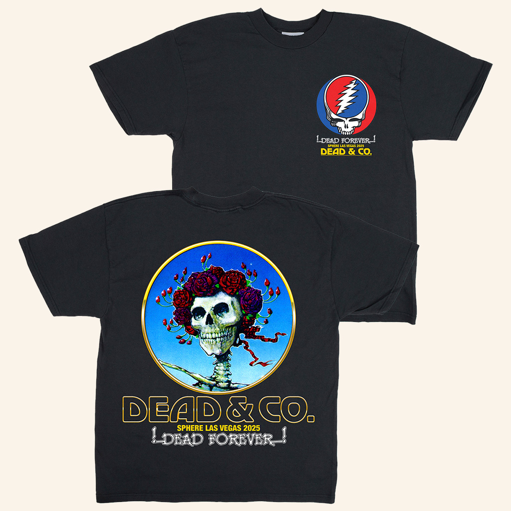 Dead And Company Merch Bertha Dead Forever Sphere 2025 T-Shirt Christmas Ideas For Friend Dead And Company Merch Bertha Dead Forever Sphere 2025 T-Shirt Christmas Ideas For Friend