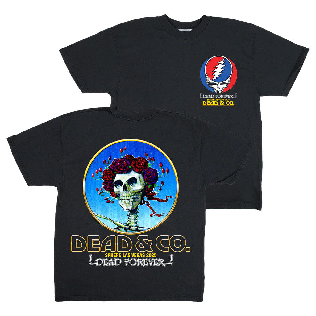 Dead And Company Merch Bertha Dead Forever Sphere 2025 T-Shirt Gifts For Friends Dead And Company Merch Bertha Dead Forever Sphere 2025 T-Shirt Gifts For Friends