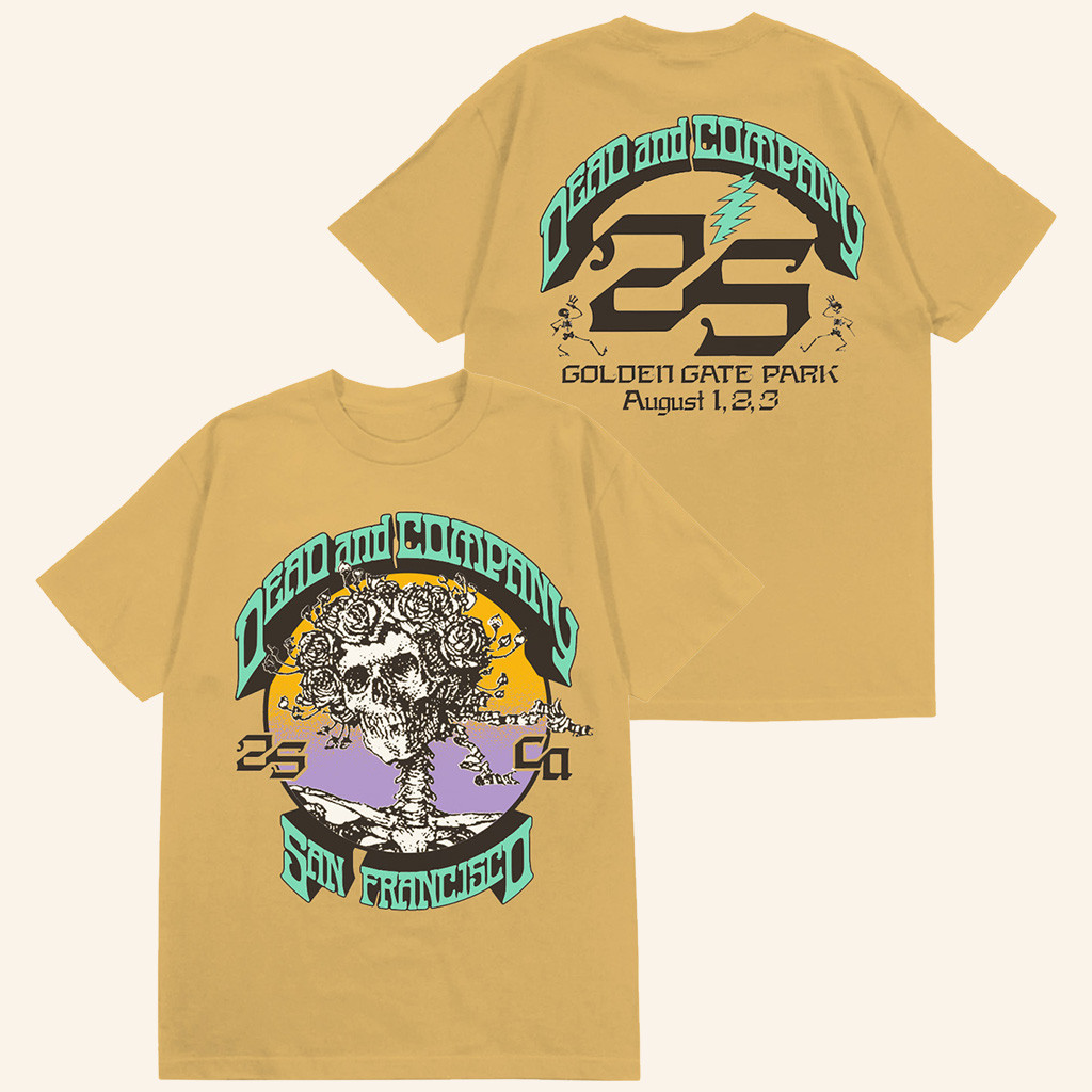 Dead And Company Merch Bertha Golden Gate Park 2025 T-Shirt Christmas Gift Ideas For Fan Dead And Company Merch Bertha Golden Gate Park 2025 T-Shirt Christmas Gift Ideas For Fan