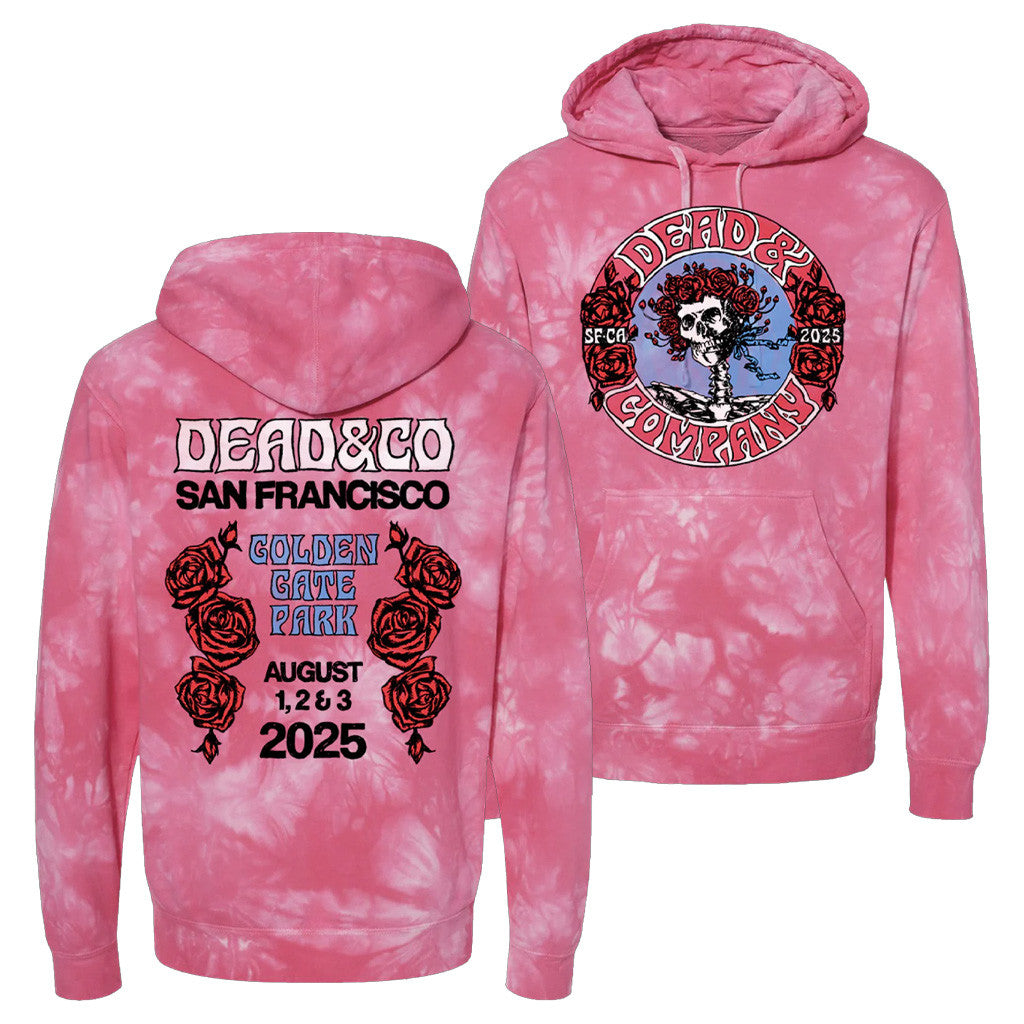 Dead And Company Merch Dead And Company Golden Gate Park Tie Dye Hoodie Gifts For Her Dead And Company Merch Dead And Company Golden Gate Park Tie Dye Hoodie Gifts For Her