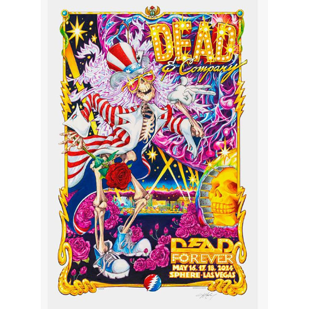 Dead And Company Merch Dead Party Skeleton Poster Unique Gifts For Music Lovers Dead And Company Merch Dead Party Skeleton Poster Unique Gifts For Music Lovers