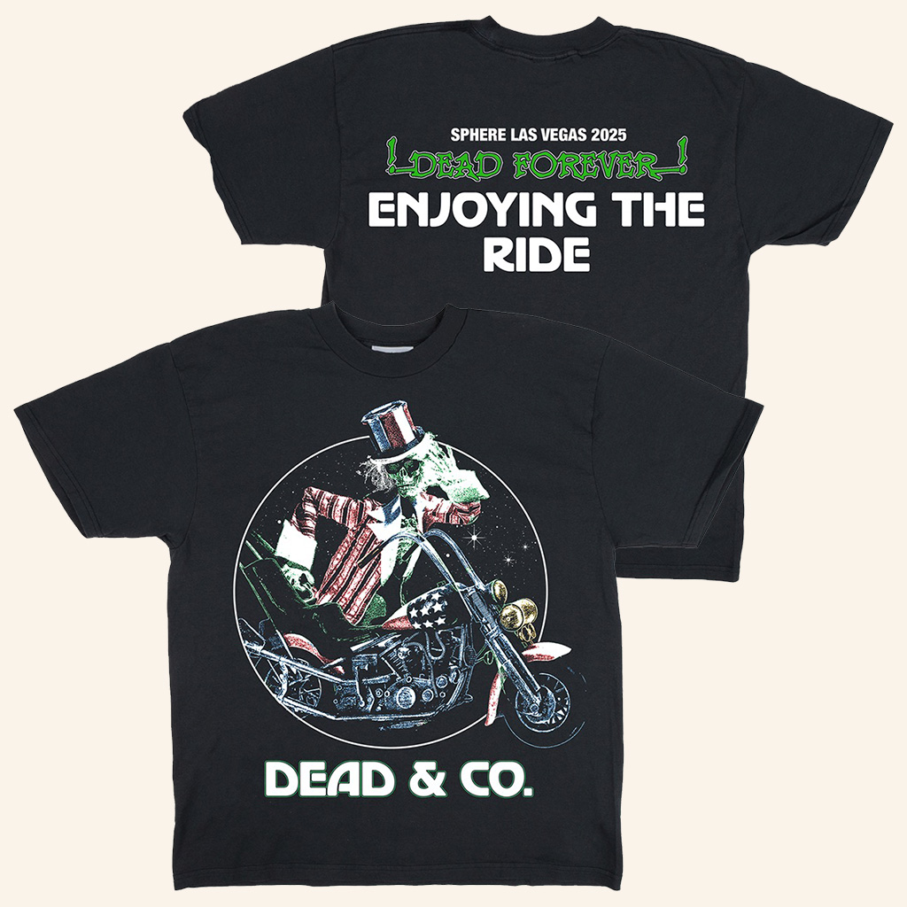 Dead And Company Merch Enjoying the Ride Sphere 2025 Shirt Xmas Gifts For Rock Band Fans