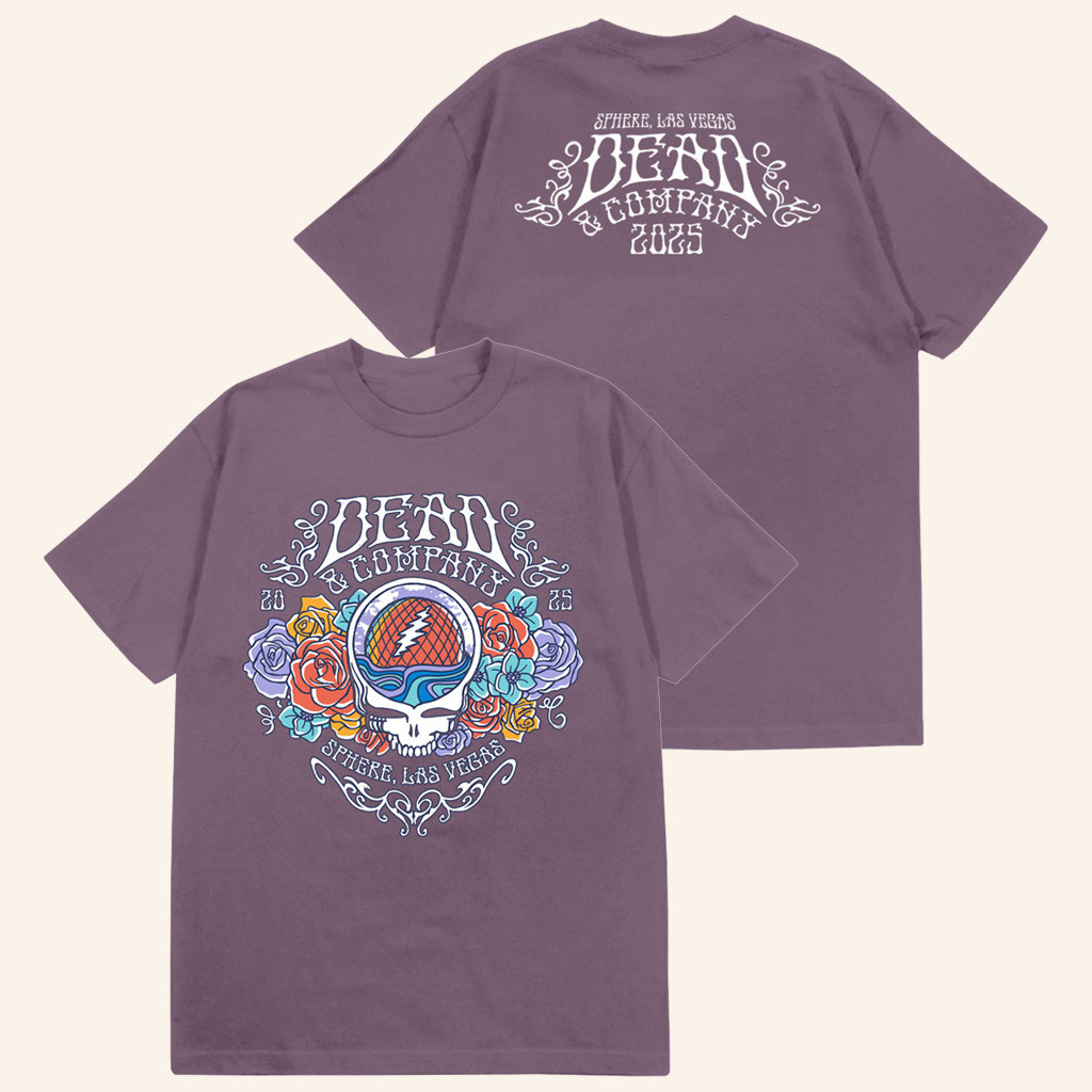 Dead And Company Merch Floral 2025 T-Shirt Christmas Present Ideas For Friend Dead And Company Merch Floral 2025 T-Shirt Christmas Present Ideas For Friend