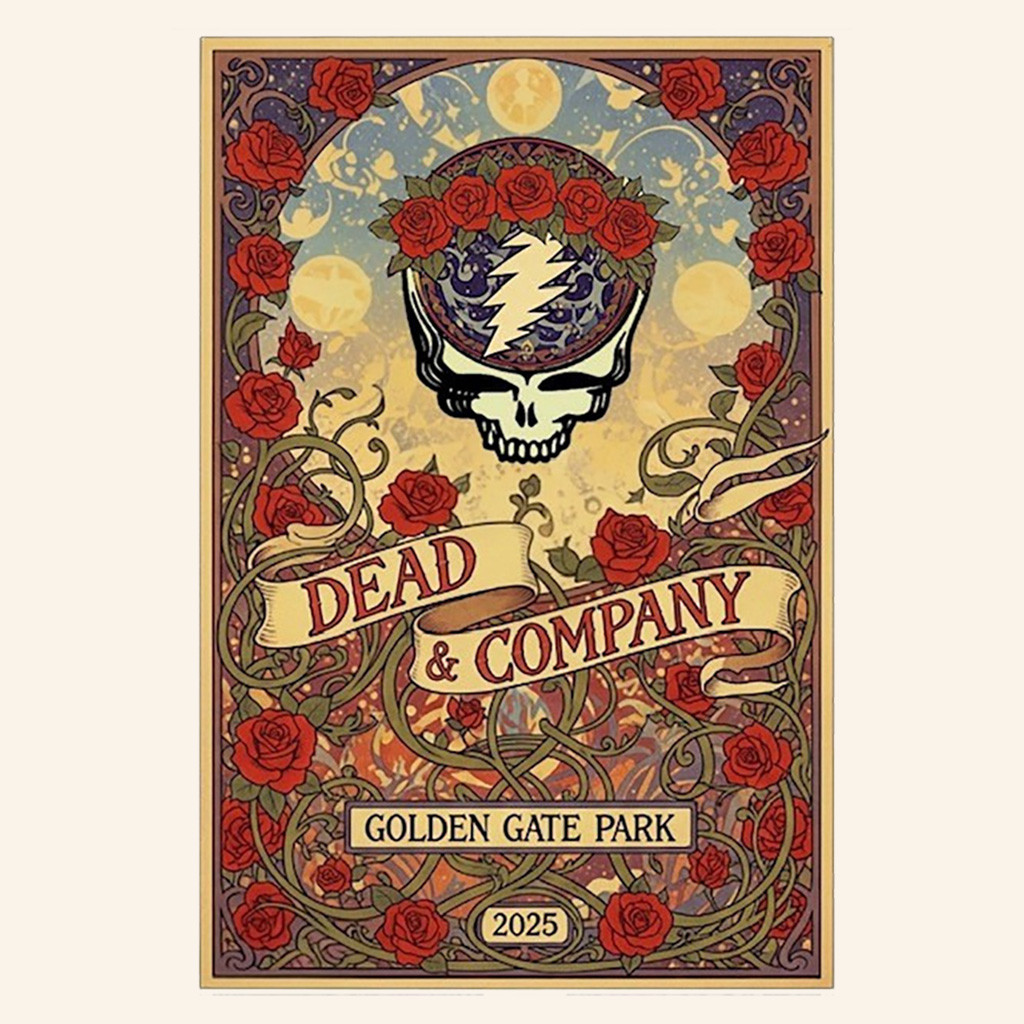 Dead And Company Merch Golden Gate Park Blanket Christmas Presents For Rock Music Fans