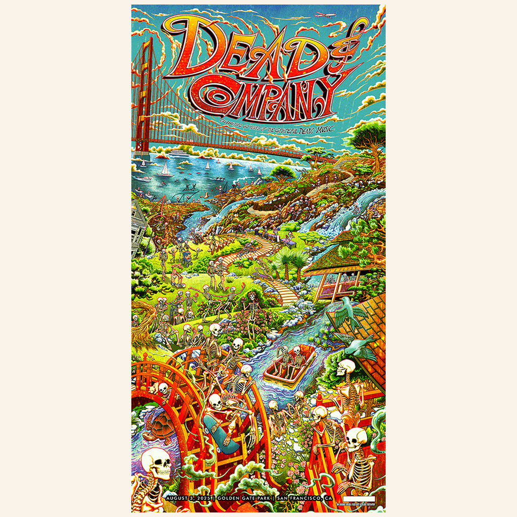 Dead And Company Merch Golden Gate Park Event August 3 2025 Poster Best Gift For Husband Dead And Company Merch Golden Gate Park Event August 3 2025 Poster Best Gift For Husband