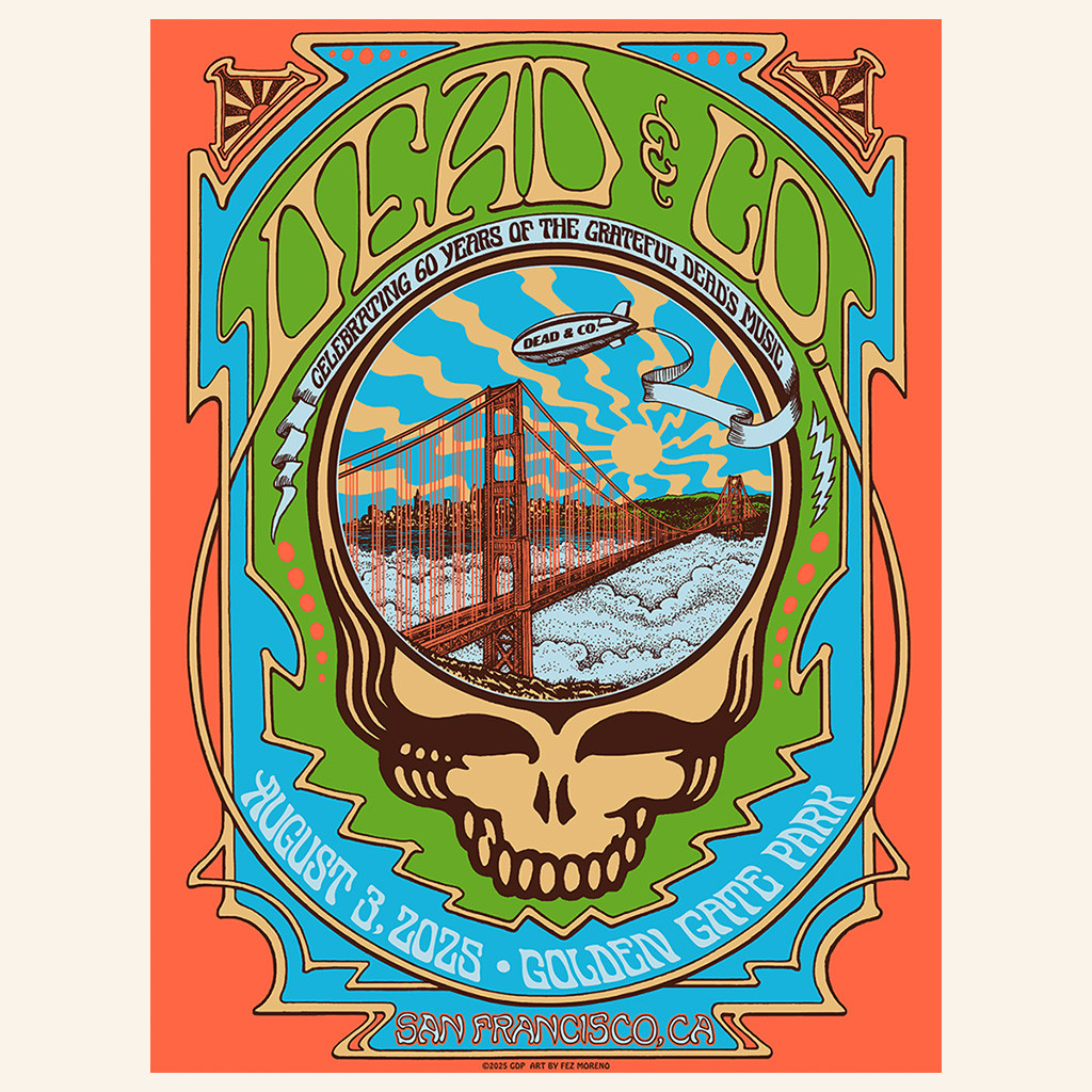 Dead And Company Merch Golden Gate Park Event August 3 2025 Poster Gift For Brother Dead And Company Merch Golden Gate Park Event August 3 2025 Poster Gift For Brother