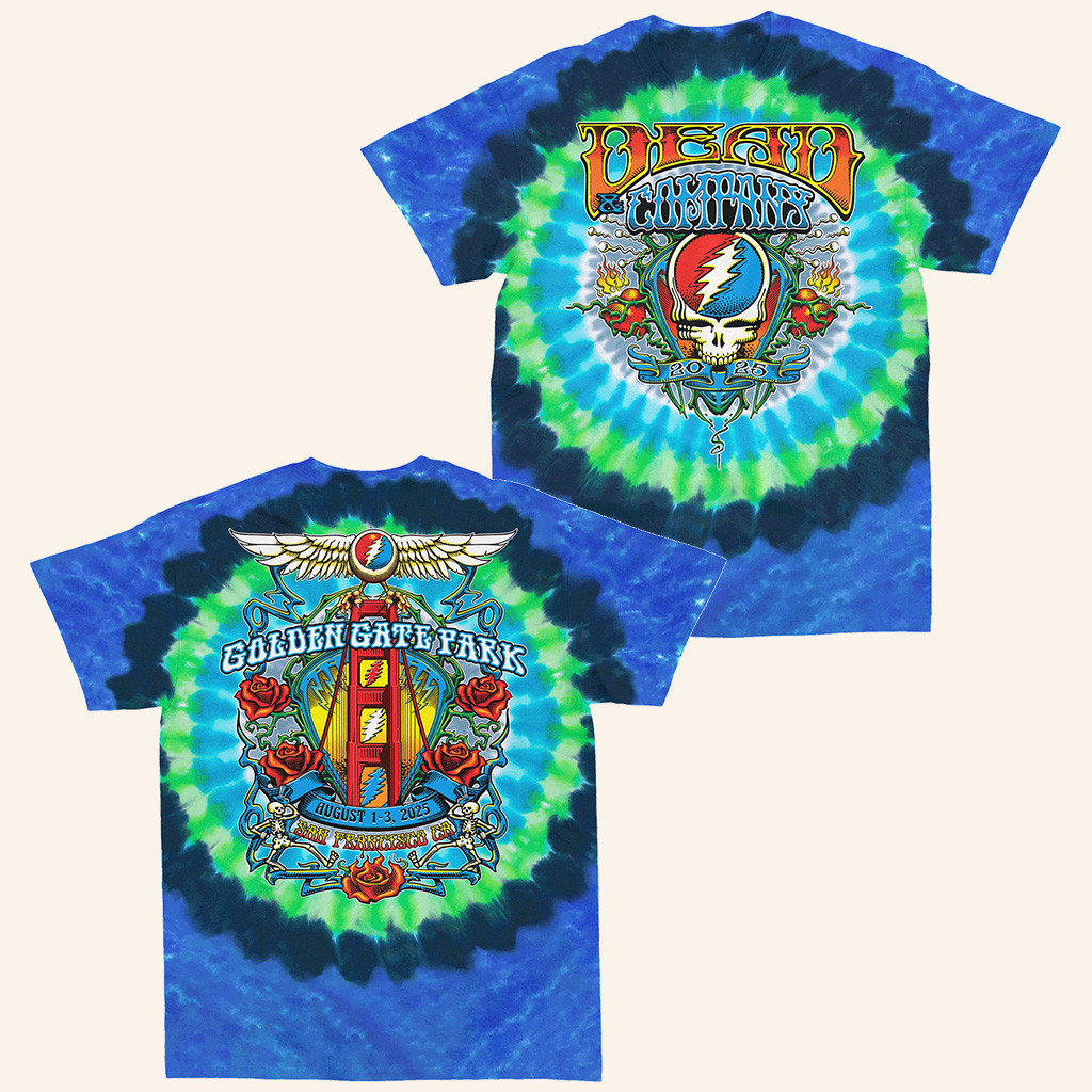 Dead And Company Merch Golden Gate Park Tie Dye Shirt Unique Gifts For Music Lovers Dead And Company Merch Golden Gate Park Tie Dye Shirt Unique Gifts For Music Lovers