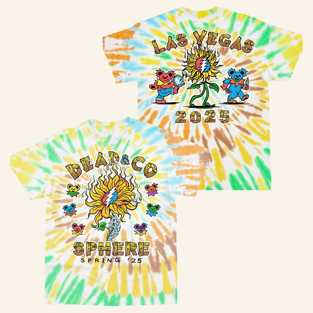 Dead And Company Merch Las Vegas Sphere Spring 2025 T-Shirt Best Christmas Gifts For Her Dead And Company Merch Las Vegas Sphere Spring 2025 T-Shirt Best Christmas Gifts For Her