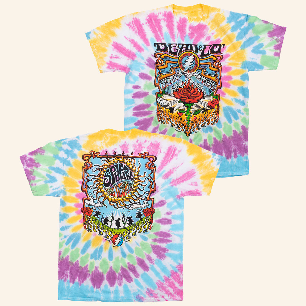 Dead And Company Merch Sphere Las Vegas Tie Dye Shirt Sister Christmas Gifts Dead And Company Merch Sphere Las Vegas Tie Dye Shirt Sister Christmas Gifts