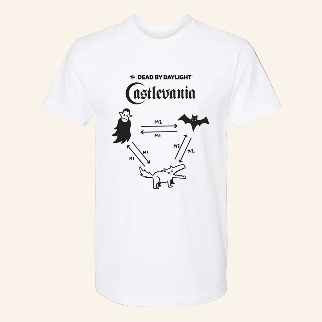 Dead By Daylight Merch Dead By Daylight X Castlevania Vampiric Shift T-Shirt Gifts For Friends Dead By Daylight Merch Dead By Daylight X Castlevania Vampiric Shift T-Shirt Gifts For Friends