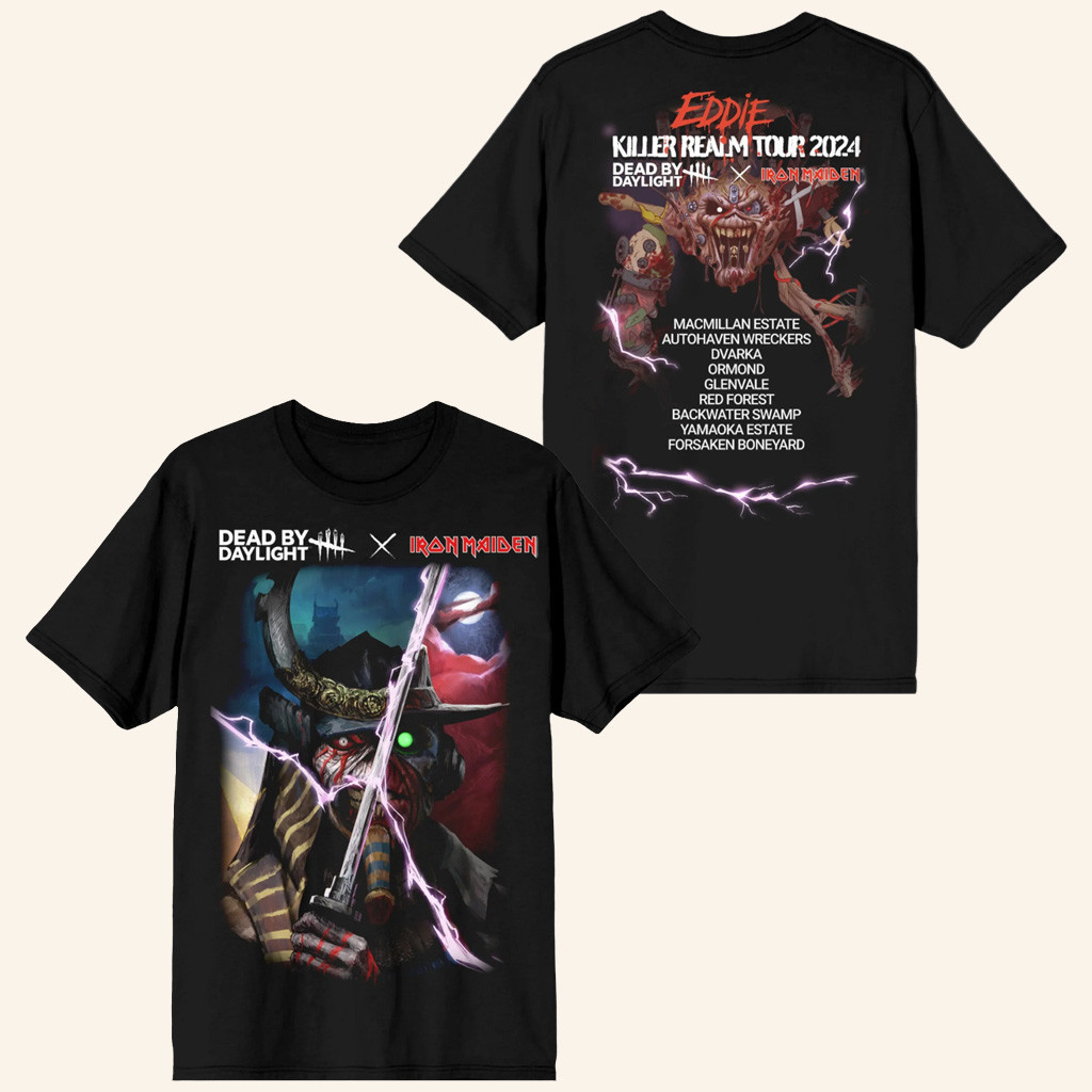 Dead By Daylight Merch Dead By Daylight x Iron Maiden Eddie's Live Shirt Best Gifts For Fans Dead By Daylight Merch Dead By Daylight x Iron Maiden Eddie's Live Shirt Best Gifts For Fans