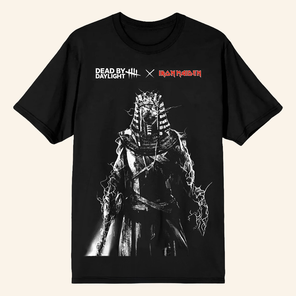 Dead By Daylight Merch Dead By Daylight x Iron Maiden Pharaoh Eddie T-Shirt Gifts For Dad Dead By Daylight Merch Dead By Daylight x Iron Maiden Pharaoh Eddie T-Shirt Gifts For Dad