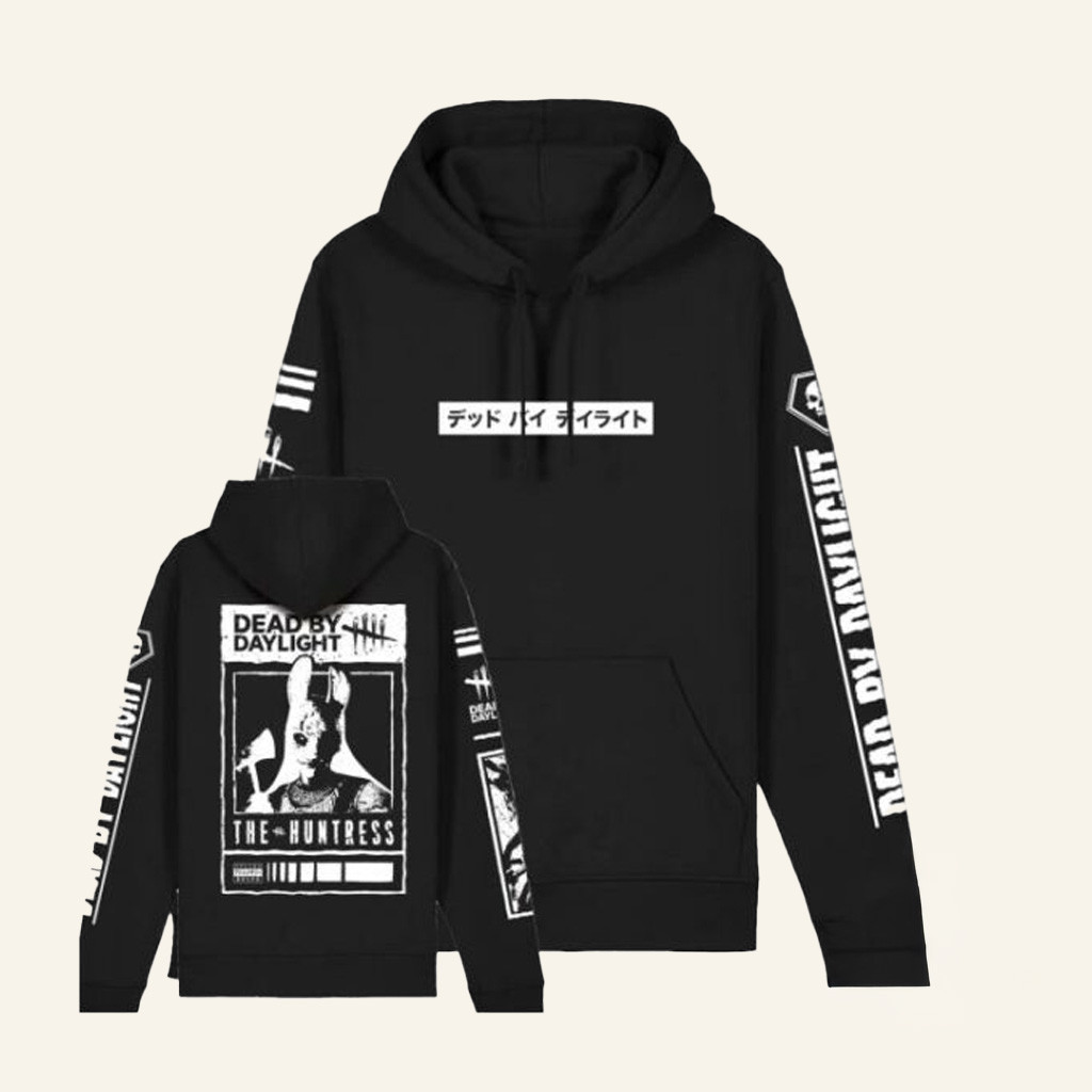 Dead By Daylight Merch The Huntress Retro Hoodie Christmas Gifts For Men Dead By Daylight Merch The Huntress Retro Hoodie Christmas Gifts For Men