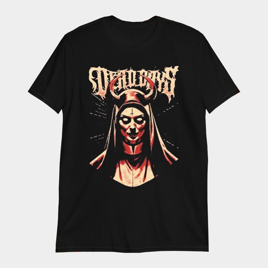 Dead Days Demon Nun T-Shirt Dead Days Merch Gifts For Horror Lovers