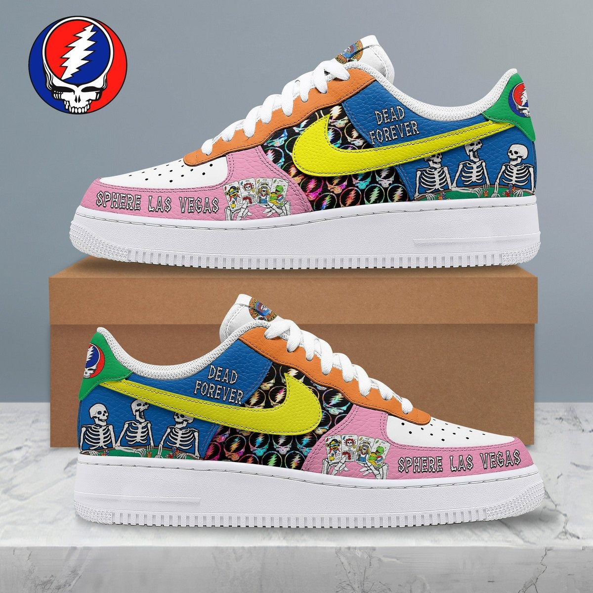Dead Forever Sphere Las Vegas AF1 Shoes Gifts For Fans