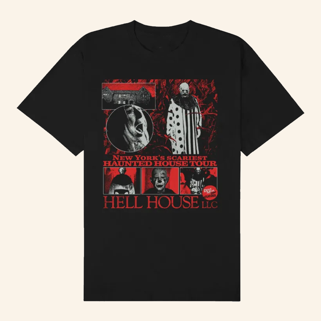 Dead Meat Merch Hell House Tour T-Shirt Christmas Present Ideas For Boyfriend Dead Meat Merch Hell House Tour T-Shirt Christmas Present Ideas For Boyfriend