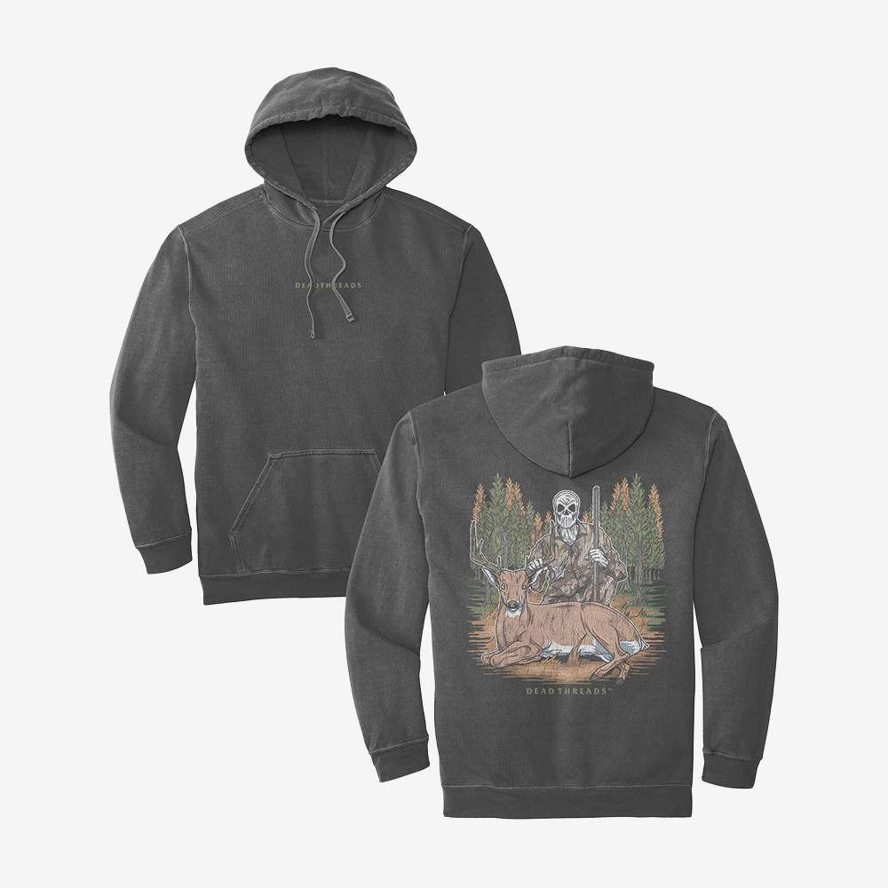 Dead Threads Merch Deer Hunting Hooded Sweatshirt Unique Presents For Hunters