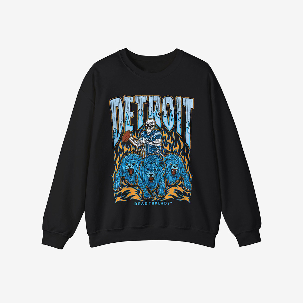 Dead Threads Merch Detroit Football Sweatshirt Good Gifts For Football Lovers