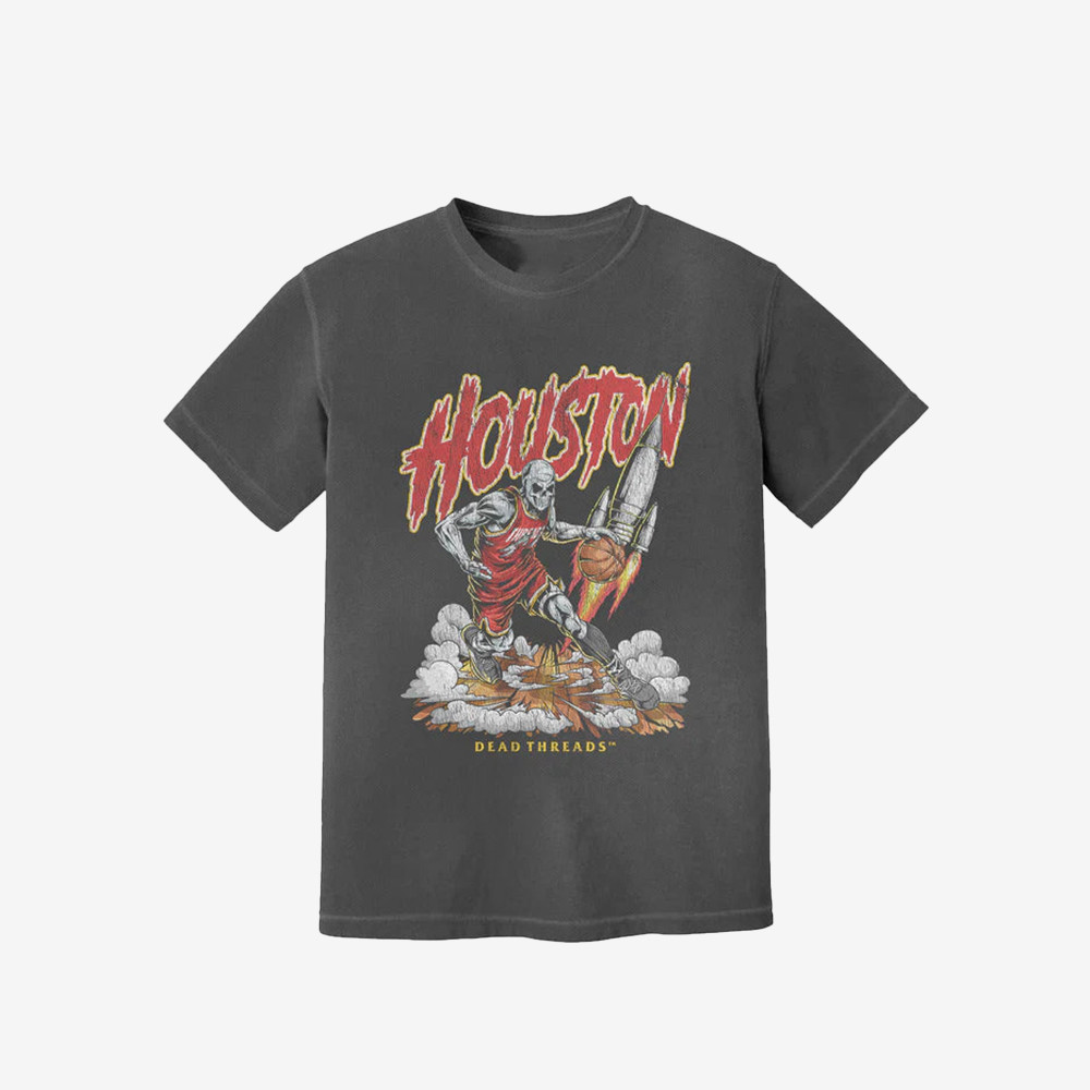 Dead Threads Merch Houston Basketball T-Shirt Game Day Present Ideas