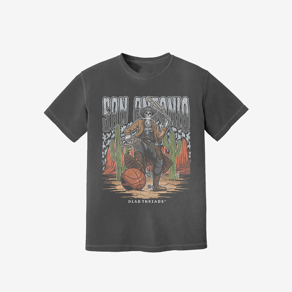 Dead Threads Merch San Antonio Basketball T-Shirt Unique Gifts For Basketball Lovers