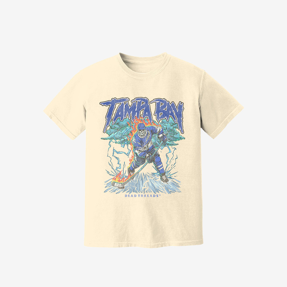 Dead Threads Merch Tampa Bay Hockey T-Shirt Unique Presents For Hockey Lovers