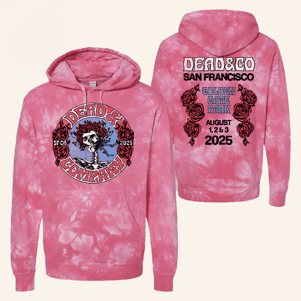 Deadandco Merch Dead and Company Golden Gate Park Tie Dye Hoodie Friends Gifts Deadandco Merch Dead and Company Golden Gate Park Tie Dye Hoodie Friends Gifts