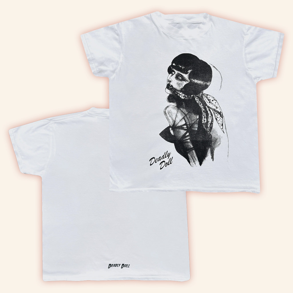Deadly Doll Merch Fetish T 1 T-Shirt White Gift Ideas For Daughter Deadly Doll Merch Fetish T 1 T-Shirt White Gift Ideas For Daughter