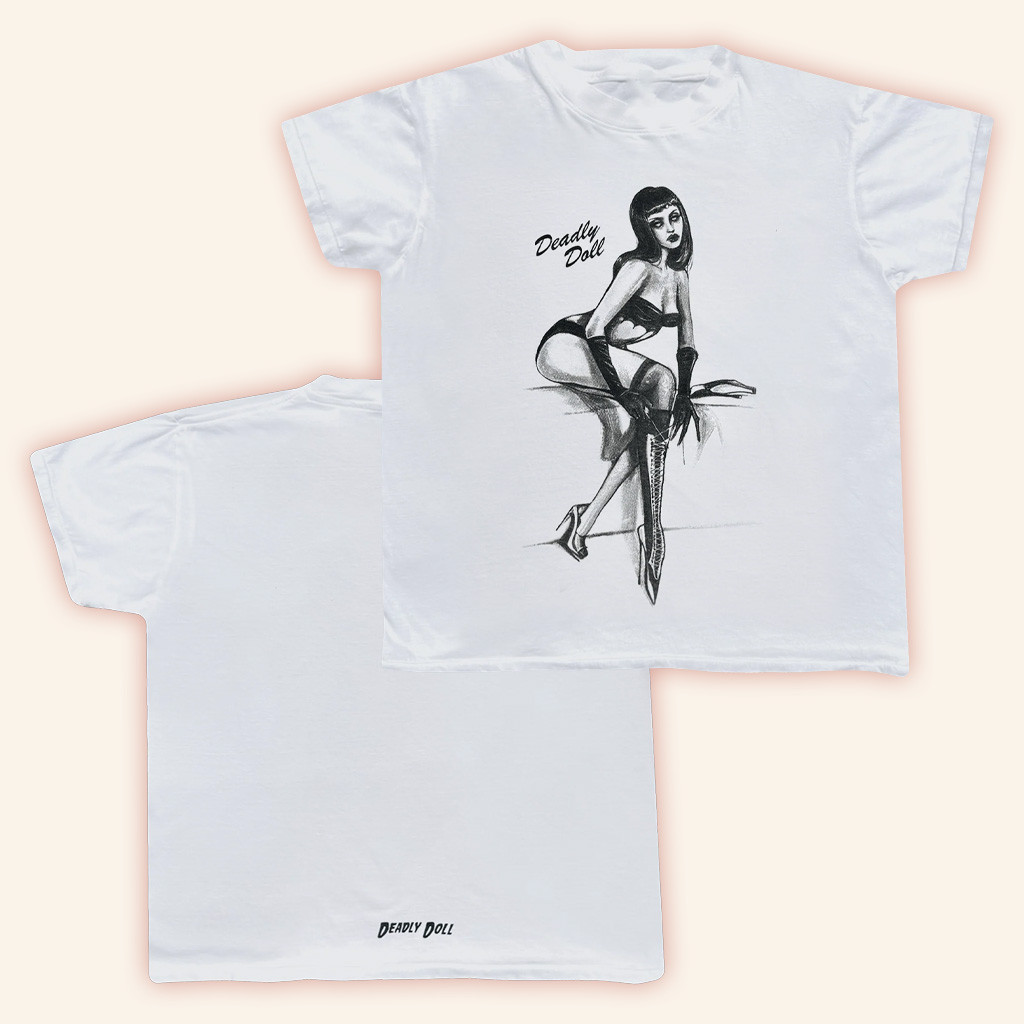 Deadly Doll Merch Fetish T 2 T-Shirt White Gift Ideas For Girlfriend Deadly Doll Merch Fetish T 2 T-Shirt White Gift Ideas For Girlfriend