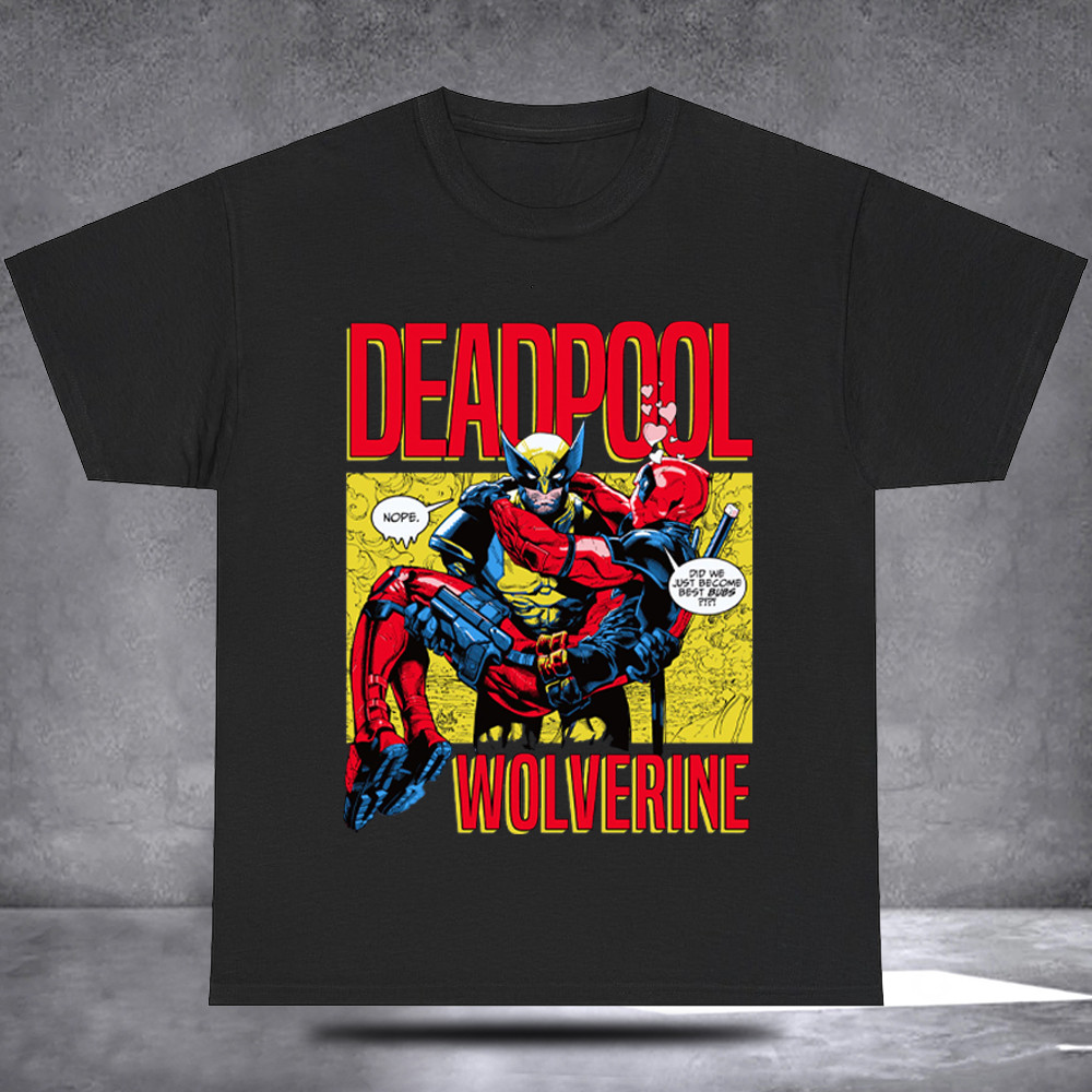 Deadpool And Wolverine Shirt Superhero Best Friends T-Shirt Gift For Movie Fan