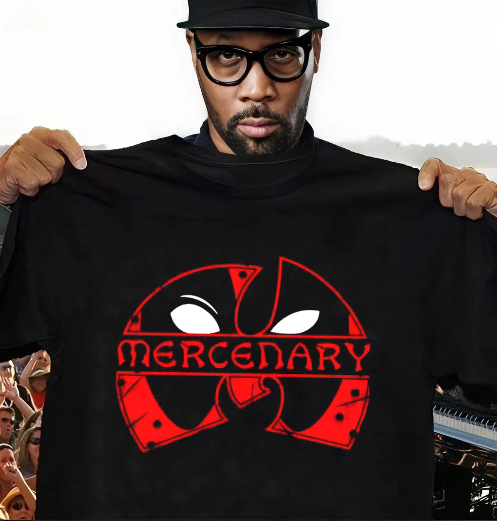 Deadpool And Wu-Tang Clan Merc Clan Logo Shirt Best Father's Day Gifts For Dad