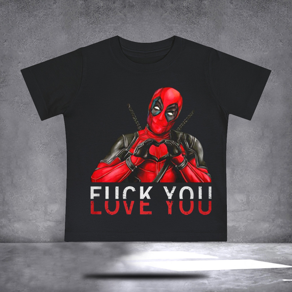 Deadpool Love You Women Crop Top Funny Movie Superhero T-Shirt Gift Ideas Fans
