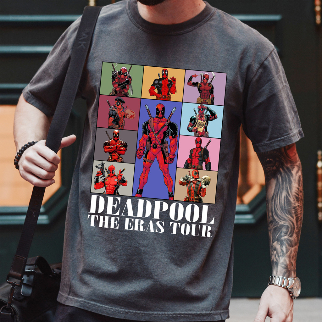 Deadpool The Eras Tour T-Shirt Marvel Deadpool Shirt Best Gifts For Fans Deadpool The Eras Tour T-Shirt Marvel Deadpool Shirt Best Gifts For Fans