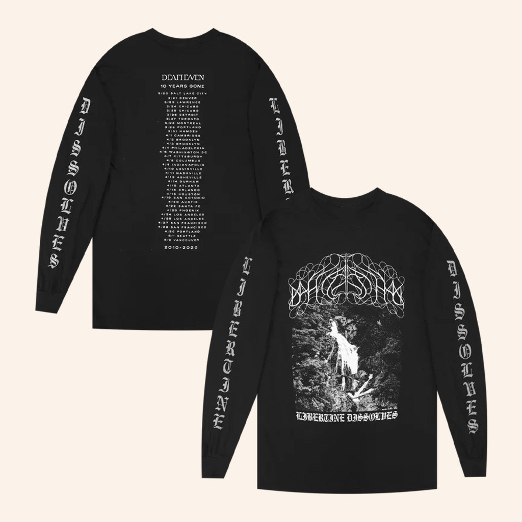 Deafheaven Merch 10 Years Gone Tour Black Long Sleeve Shirt Gift For Band Lovers Deafheaven Merch 10 Years Gone Tour Black Long Sleeve Shirt Gift For Band Lovers