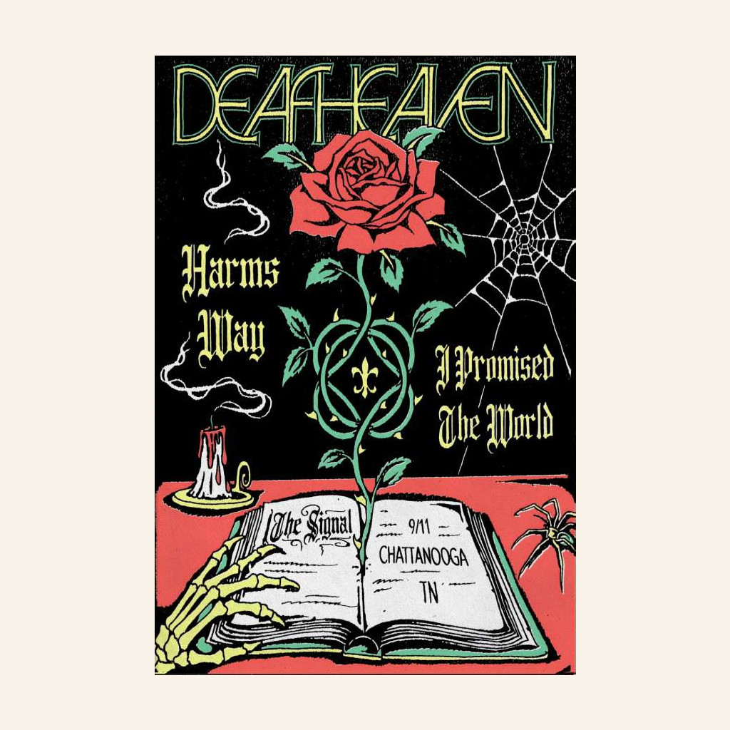 Deafheaven Merch Chattanooga Tour Poster Living Room Decor Gifts For Music Lovers