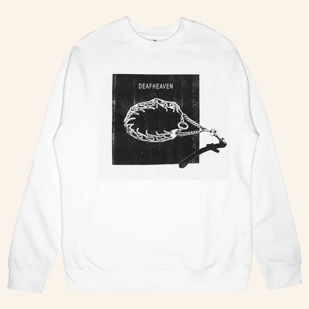 Deafheaven Merch Collar White Sweatshirt Music Related Gifts For Guys
