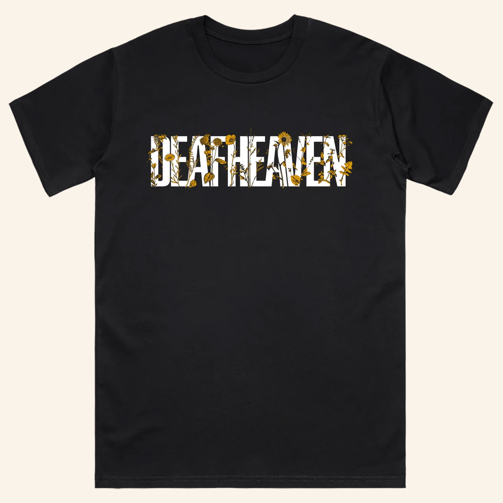 Deafheaven Merch Flower Black T-Shirt Best Gifts For Music Lovers