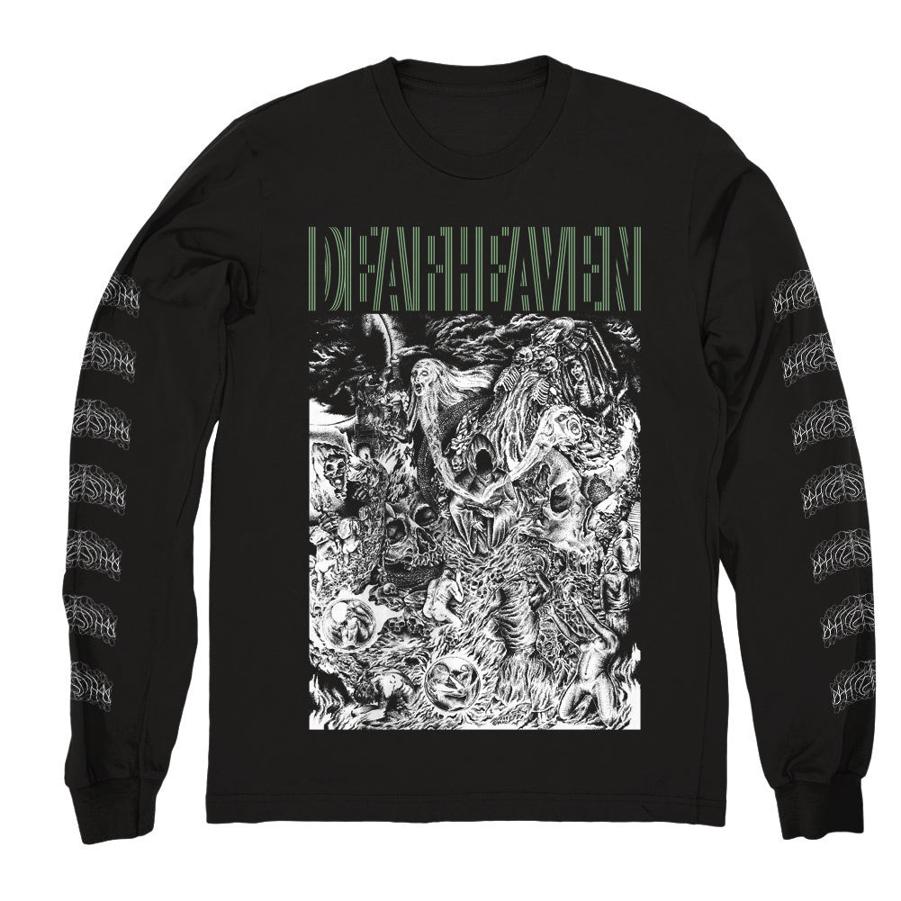 Deafheaven Merch Green Logo Long Sleeve Shirt Deafheaven Shirt Father's Day Gifts For Metal Music Lovers Deafheaven Merch Green Logo Long Sleeve Shirt Deafheaven Shirt Father's Day Gifts For Metal Music Lovers