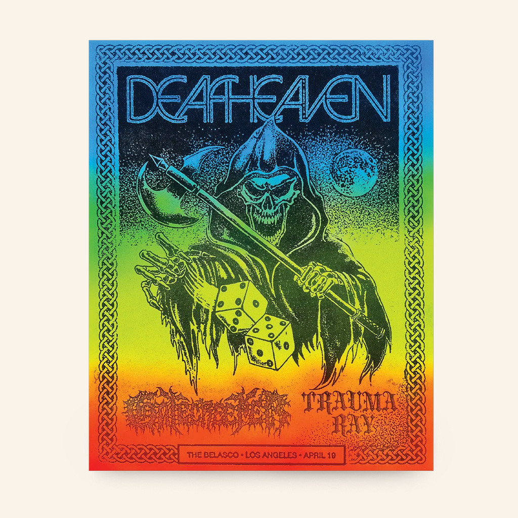 Deafheaven Merch LA Tour Poster Wall Art Decor For Living Room Gifts For Music Fans