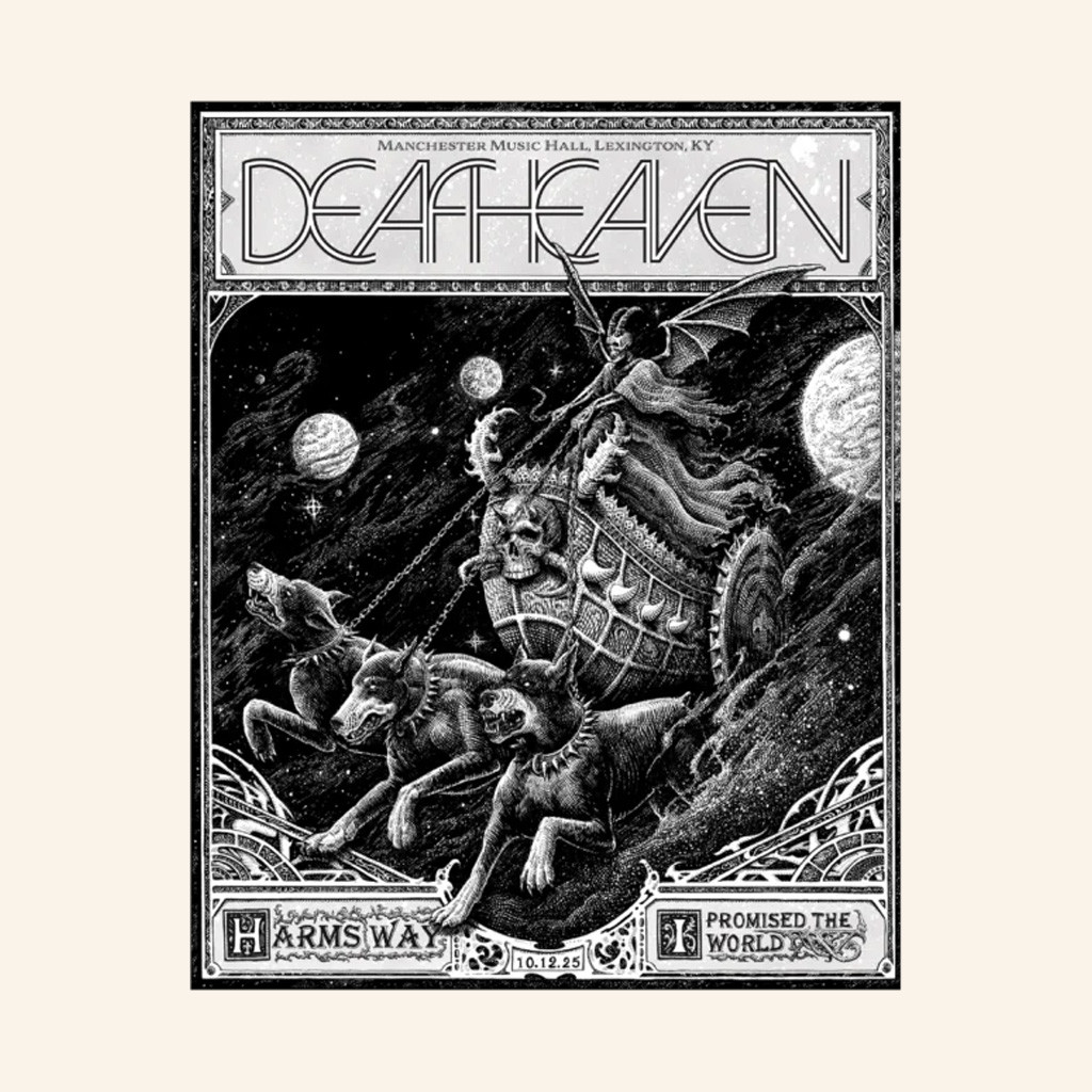 Deafheaven Merch Lexington Tour Poster Wall Decor Gift Ideas For Music Lovers
