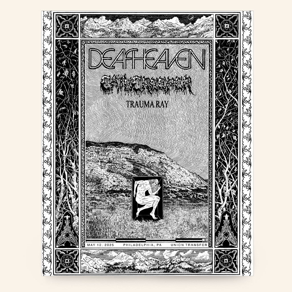 Deafheaven Merch Philadelphia Tour Poster Home Decorations Cool Gifts For Music Lovers