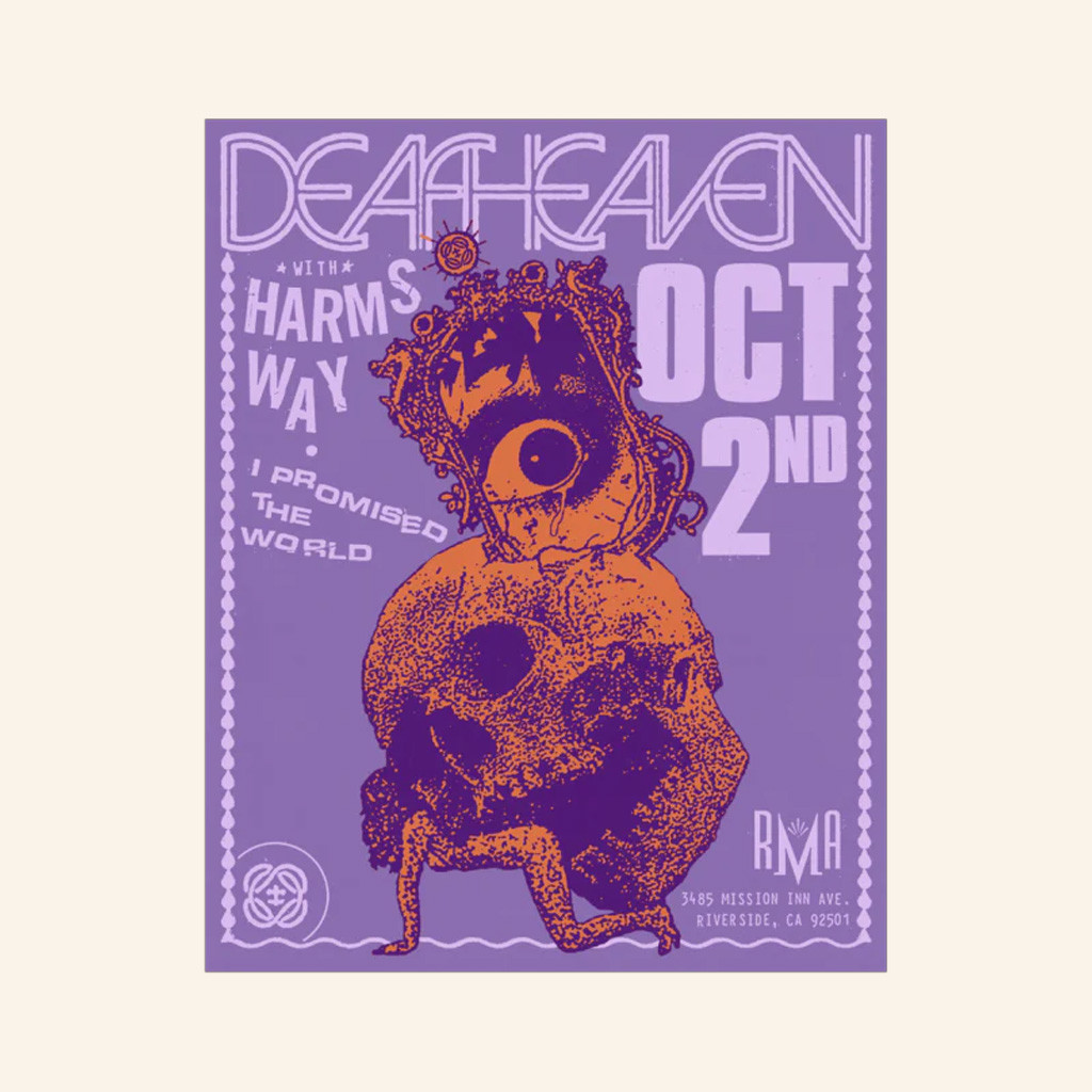 Deafheaven Merch Riverside Tour Poster Home Decor Cool Gifts For Music Lovers